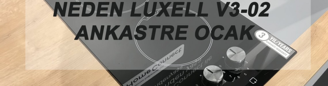 luxell v3-02 p ikili vitroseramik ankastre ocak - elektrikli