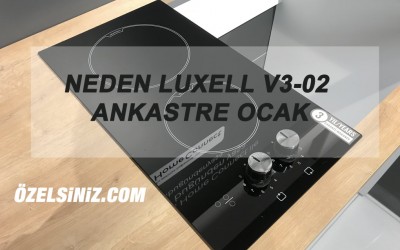 luxell v3-02 p ikili vitroseramik ankastre ocak - elektrikli